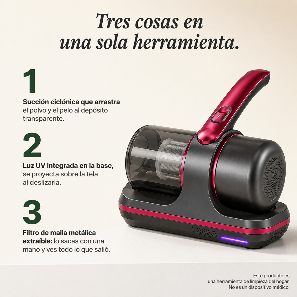 Aspiradora Profunda Eliminacion Acaros