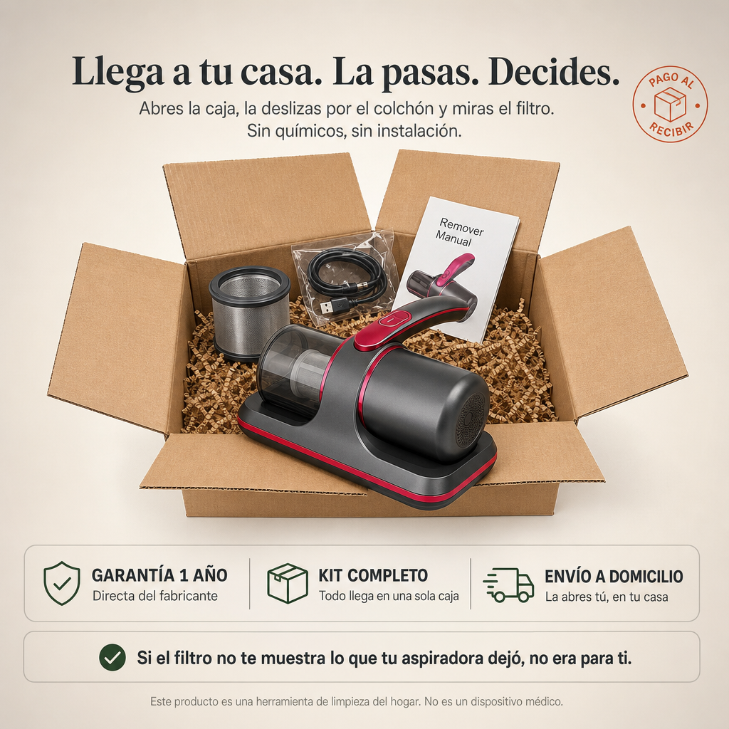Aspiradora Profunda Eliminacion Acaros